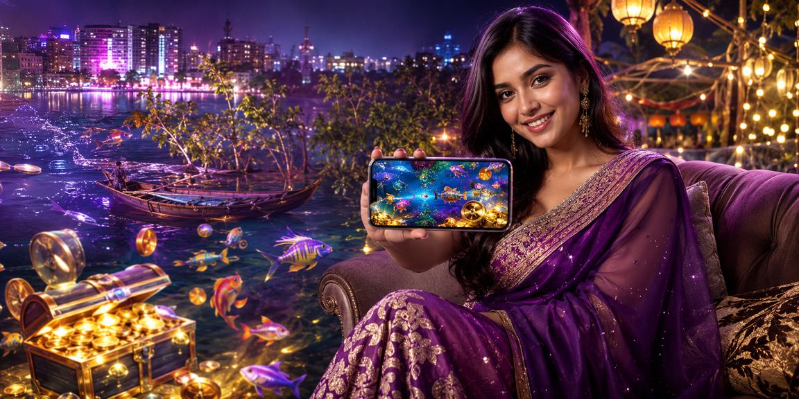 সুন্দরবনের নিয়ন আলোয় ফিশিং গেম অ্যাডভেঞ্চার