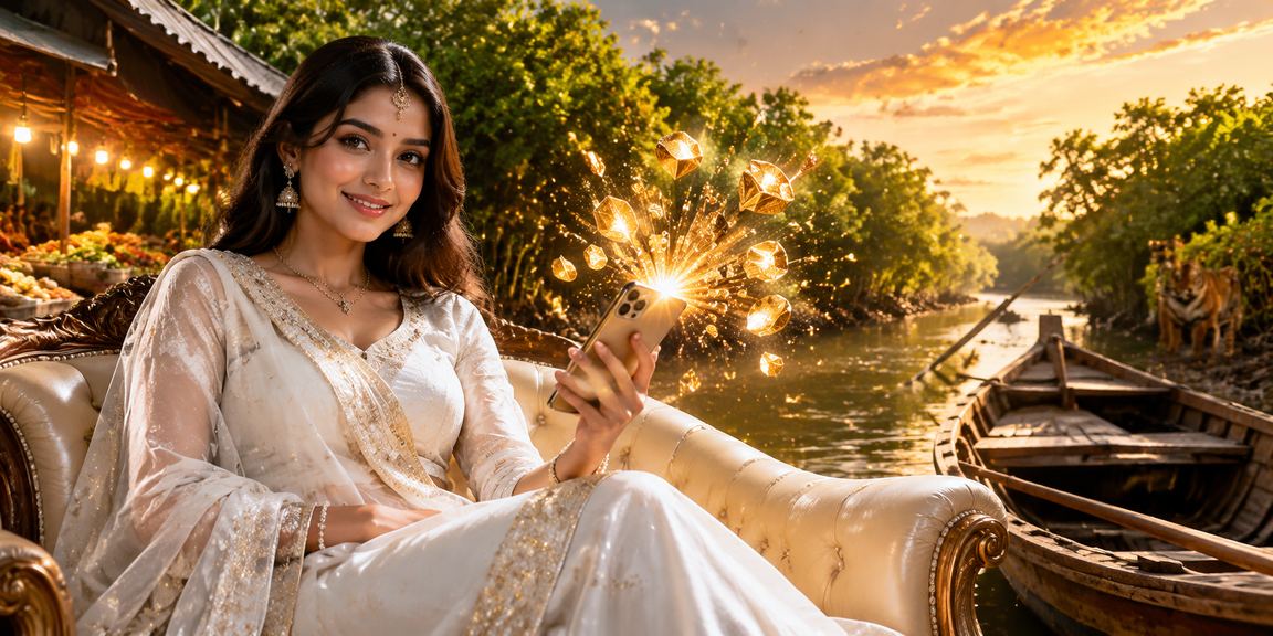 সুন্দরবনের পটভূমিতে বাংলাদেশি মডেলের রেজিস্ট্রেশন বোনাস প্রচার